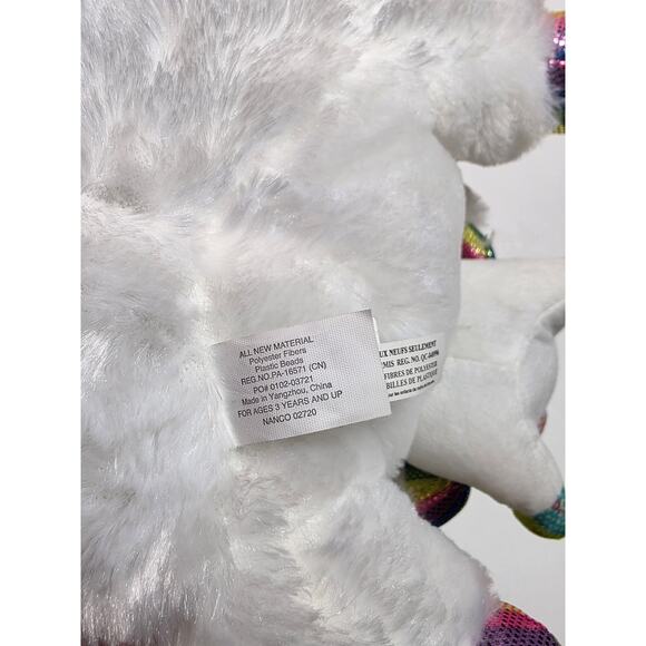 Large white rainbow unicorn with attached baby - Picture 7 of 7